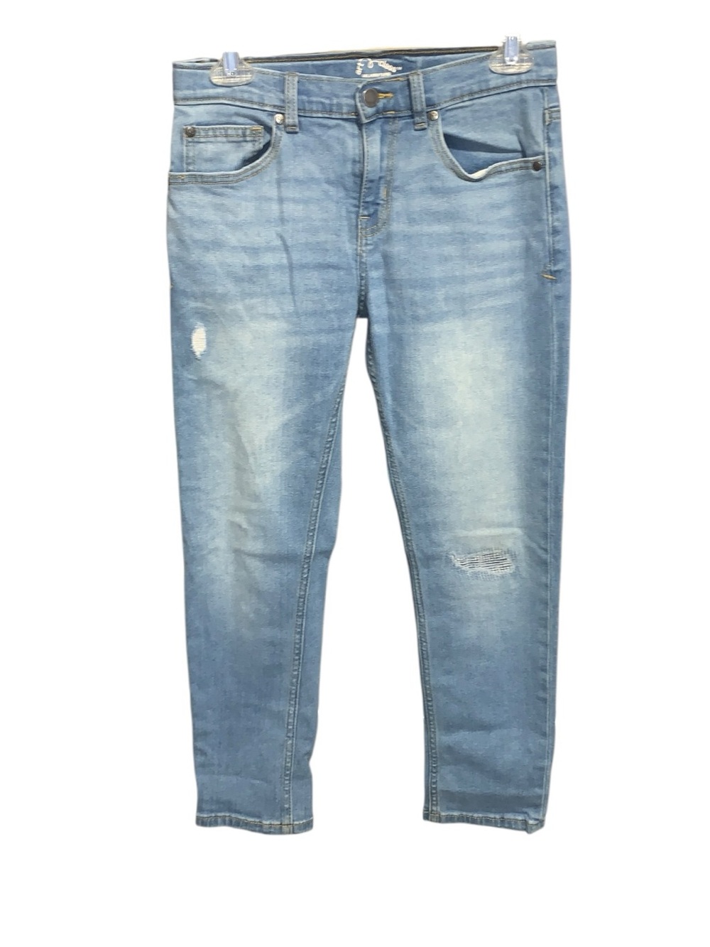 Art Class Relaxed Taper Boys 12 Blue Jeans Distressed